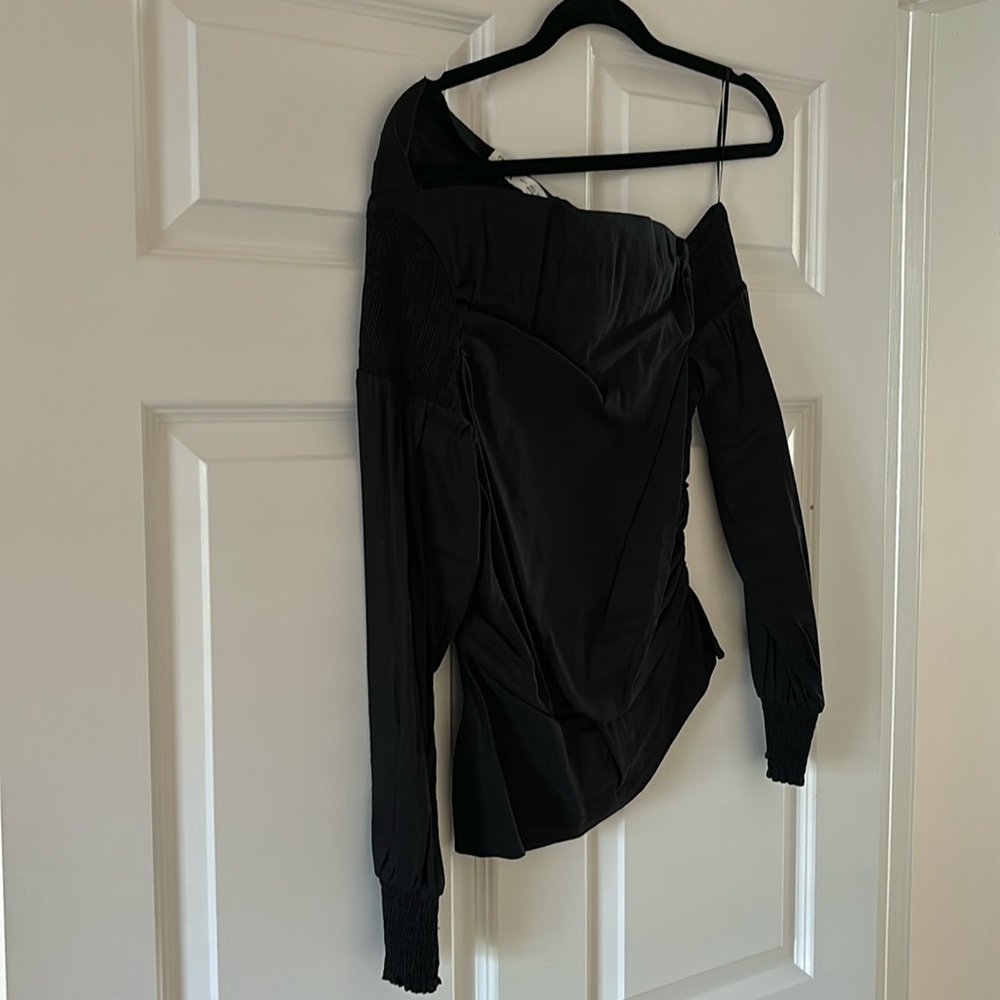 Off shoulder Zara black top size Large
